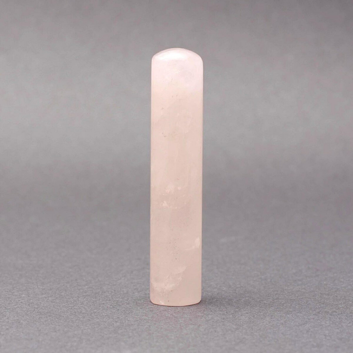 印鑑/実印/紅水晶・ローズクォーツ・Rose Quartz/印鑑サイズ・12mm/印鑑プレビュー無料/印鑑ケース別売/水晶・石英に精通した石彫り印鑑職人が創る美しいご印鑑☆印鑑 銀行印 送料無料 売れ筋☆