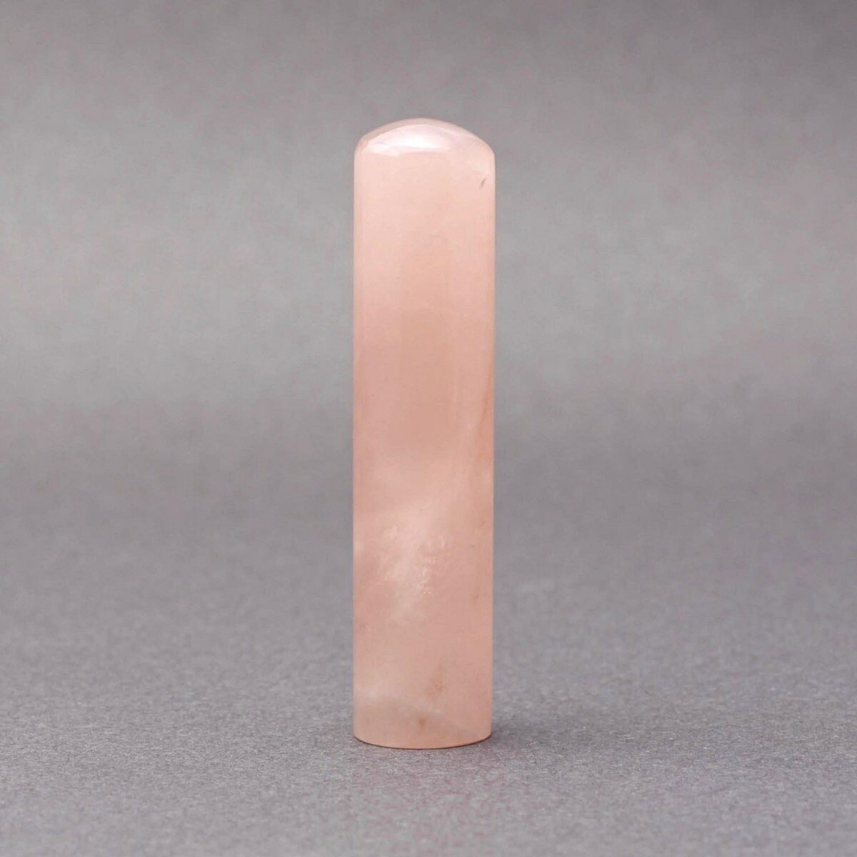 印鑑/実印/紅水晶・ローズクォーツ・Rose Quartz/印鑑サイズ・13.5mm/印鑑プレビュー無料/印鑑ケース別売/水晶・石英に精通した石彫り印鑑職人が創る美しいご印鑑☆印鑑 銀行印 送料無料 売れ筋☆