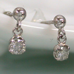 18金 ホワイトゴールド ダイヤ(4月の誕生石) ピアス レディース ジュエリー 通販 ギフト 絆 jbcj