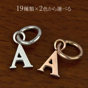 イニシャル チャーム サージカル ステンレス スチール (316L) オリジナル ペア ネックレス にできる ステンレス アルファベット アクセサリー 通販 絆 ペア jbcj 【バレンタイン特集2021】