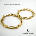 ペアブレスレット サージカル ステンレススチール(316L) (ZTB4209)(Zanipolo Terzini(ザニポロ・タルツィーニ)) チェーンブレスレ...