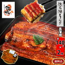 蒲焼き 【無添加タレの浜名湖うなぎ】蒲焼140g×2尾 約2〜3人前 ギフト【送料無料】貴重な浜名湖産 産地限定　ウナギ 鰻 蒲焼　国産 国内産 静岡県産 高級 プレゼント 誕生日 ギフト 母の日 花以外