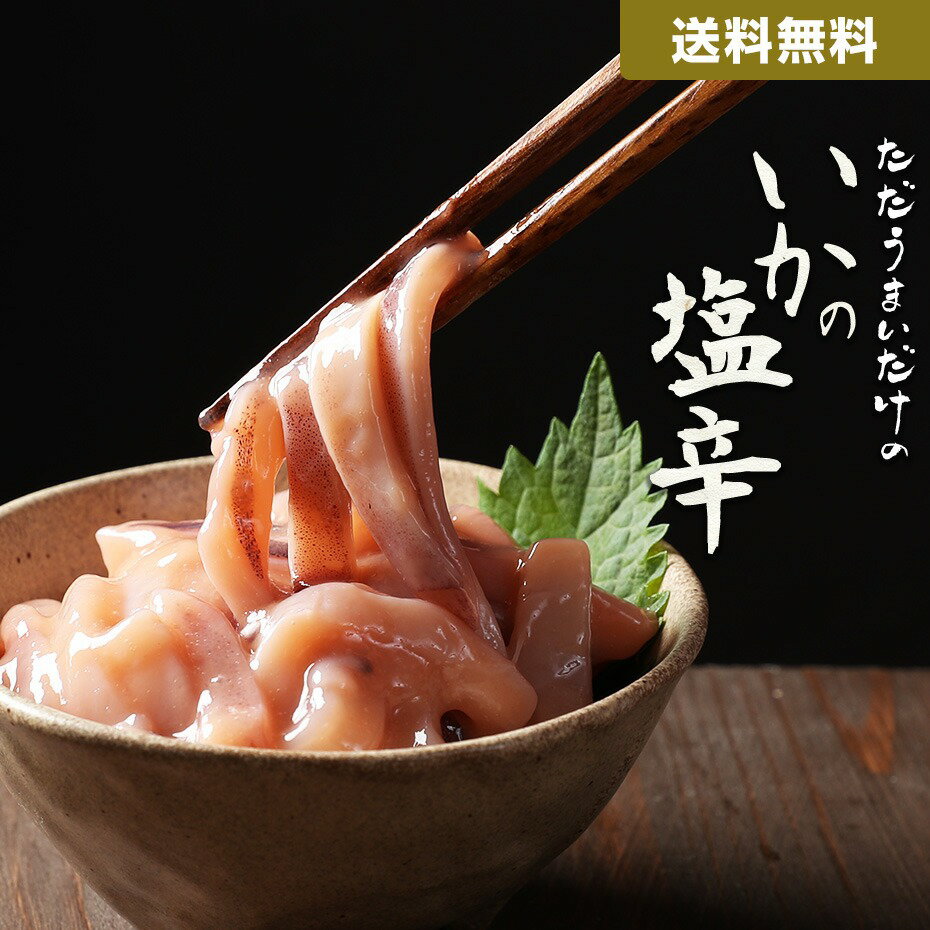 ただうまいだけの塩辛 500g 送料無料 長崎 国産 イカ使用 肉厚 お酒 アテ 肴 塩辛 壱岐[冷凍] 買い回り 買いまわり ポイント消化 バーベキュー プレゼント 実用的 h50h 父の日 御中元 お中元 …