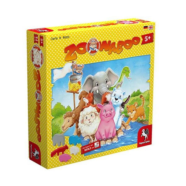いかだ動物園 ボードゲーム PG66007 ペガサス社 知育玩具 テーブルゲーム 誕生日プレゼント 5歳 6歳 子供 ドイツ おもちゃ 楽天のサムネイル