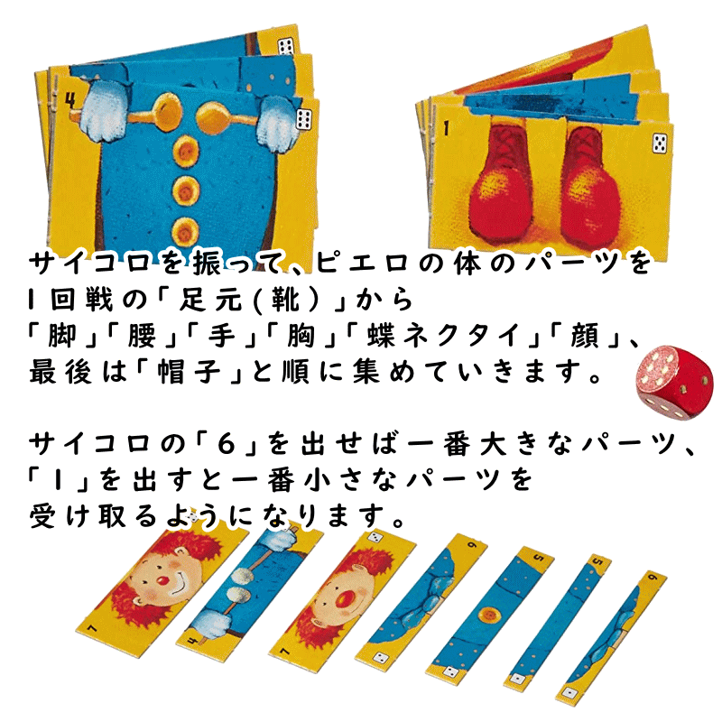 ゲーム・クラウン　カードゲーム ラベンスバーガー社　ピエロ　おもちゃ 知育 玩具 ゲーム 家あそび 楽天 2