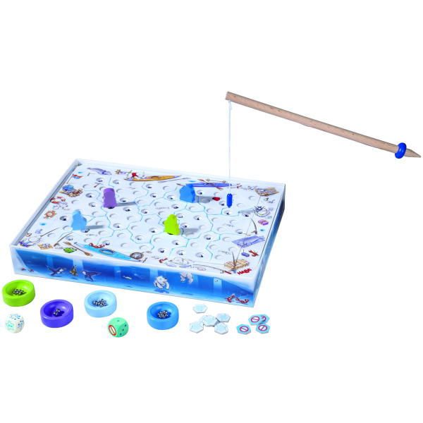 カヤナック HA7146 戦略ゲーム ボードゲーム HABA 家あそび 正規輸入品 魚釣りゲーム 釣り 磁石 アクションゲーム おもちゃ 知育玩具 誕生日 クリスマス　プレゼント 白くま 子供 ハバ ドイツ 楽天 3