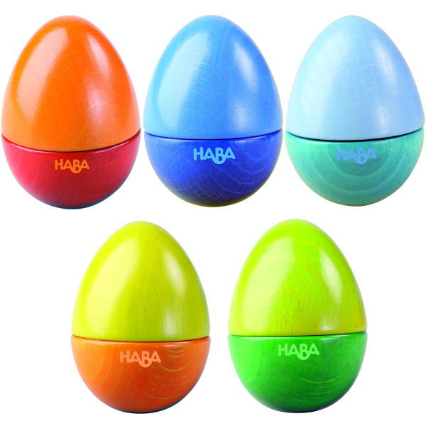 ミュージカルエッグ ハバ(HABA) HA7733 木のおもちゃ HABA ハバ ドイツ製 いろんな音の5つの卵 おもちゃ 玩具 楽天