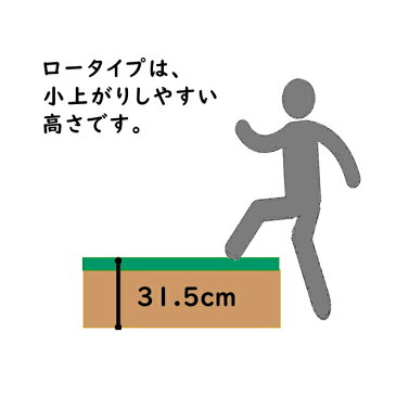 畳ユニット ロータイプ 幅120cm ナチュラル / 畳収納 畳ボックス 小上がり 高床式 畳 ユニット畳 ベンチ 収納 BOX ボックス スツール 堀こたつ たたみ タタミ 送料無料 楽天