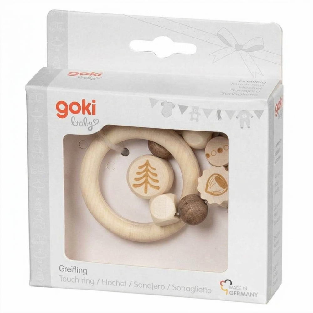 タッチリング・木の実 GK5332 goki ゴルネスト＆キーゼル がらがら ラトル 新生児 ...