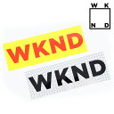 WKND SKATEBOARDS XebJ[ EB[NGh BANNER STICKER