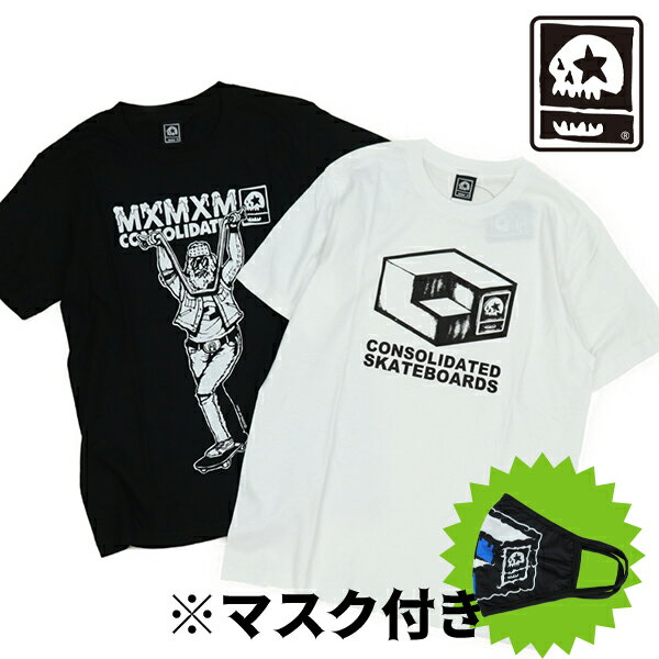 MxMxM マジカル モッシュ ミスフィッツ　CONSOLIDATED x MxMxM "MMMCUBE MASK" SET MAGICAL MOSH MISFITS Tシャツ 半袖 白