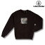 VOLCOM 롼ͥå FA ANIMOSCILLATOR CREW Black ܥ륳 ΢ 