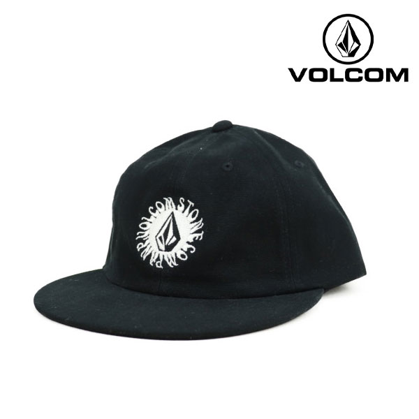 ボルコム キャップ メンズ VOLCOM SNAP BACK CAP TREGRITTY SINCE 91 スナップバック ボルコム キャップ BALCK 帽子 黒