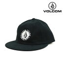 VOLCOM SNAP BACK CAP TREGRITTY SINCE 91 スナップバック ボルコム キャップ BALCK 帽子 黒