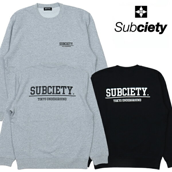 SUBCIETY TuTGeB[@N[lbN SWEAT 