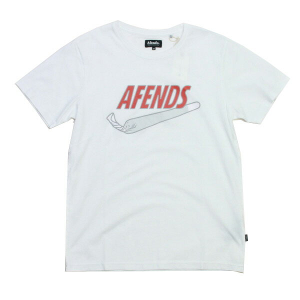 Afends Tシャツ 　JUST DID IT 白