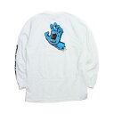 SANTA CRUZ T^N[Y TEE  @SCREAMING HAND WHITE@XN[~Onh@@TVc