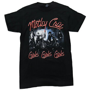 MOTLEY CRUE　Tシャツ 黒 GIRLS GIRLS GIRLS