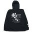 GoneR ゴナー アノラックパーカー 黒 　 ROSE ANORAK PARKA BLACK/WHITE