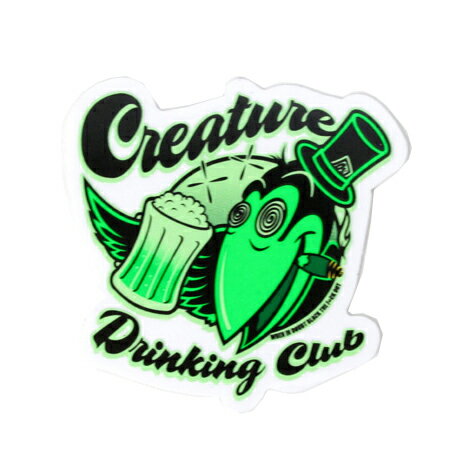 CREATURE ステッカー　　DRINKING CLUB 3.5 　 (クリーチャー)