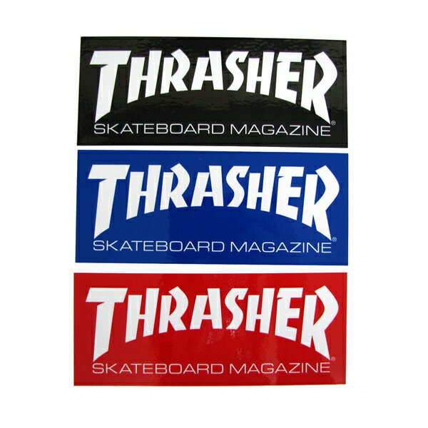 THRASHER SKATE MAGステッカー L スラッシャー スケート スケートブランド スケボー