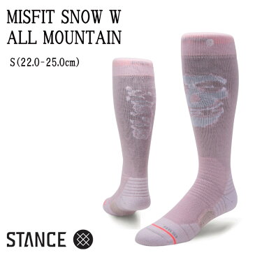 STANCE スタンス SNOW COLLECTION ALL MOUNTAIN MISFIT SNOW W SOCKS ソックス レディース スノーボード【JSBCスノータウン】