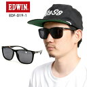 EDWIN エドウィン 偏光プラサングラス EDF-019-1 【BLACK】 SMOKE POLA 偏光 スポーツ タウンユース 【JSBCスノータウン】(4)