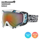 NORTHCOAST ノースコースト NW-3612 GOGGLE WT/RED ゴーグル スノーボード スキー メンズ レディース ダブルレンズ UVカット【...