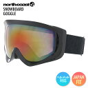 NORTH COAST ノースコースト NW-3613 GOGGLE BK/RD ゴーグル スノーボード スキー メンズ レディース ダブルレンズ UVカット【...