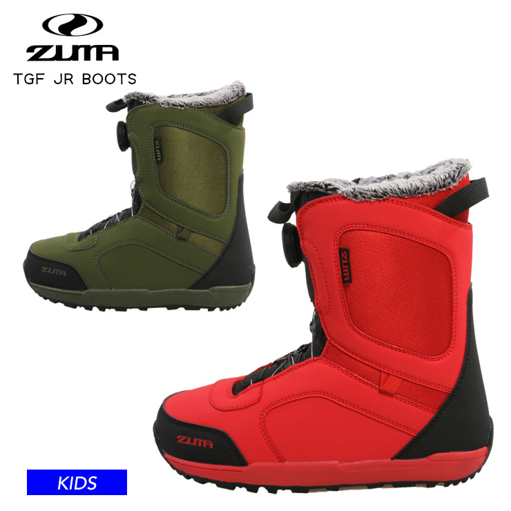 21-22 ZUMA ツマ キッズ ブーツ TGF JR BOOTS ダイヤル式 スノーブーツ スノーボード ジュニア ユース【JSBCスノータウン】