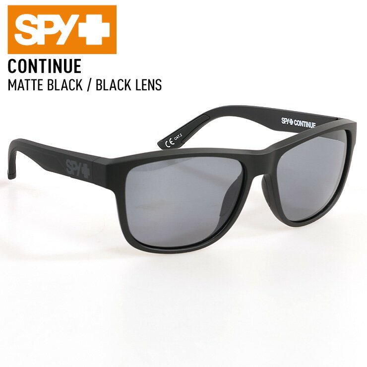 正規品 SPY スパイ サングラス CONTINUE コンテニュー MATTE BLACK マットブラック BLACK LENS 偏光レンズ サングラス 釣り サップ SUP 