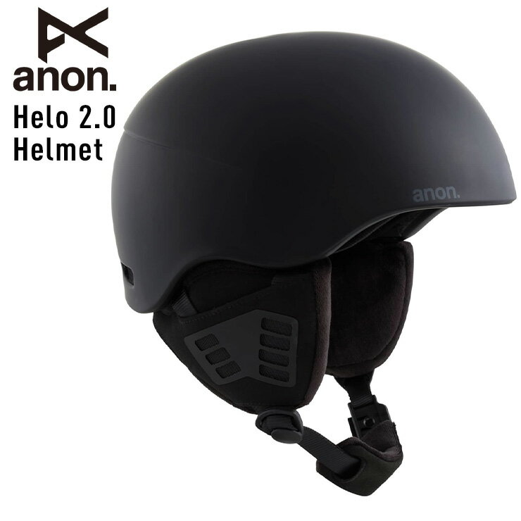 正規品 23-24 anon アノン Helo 2.0 Helmet ヘロー BLACK ヘルメット スノーボード スキー 