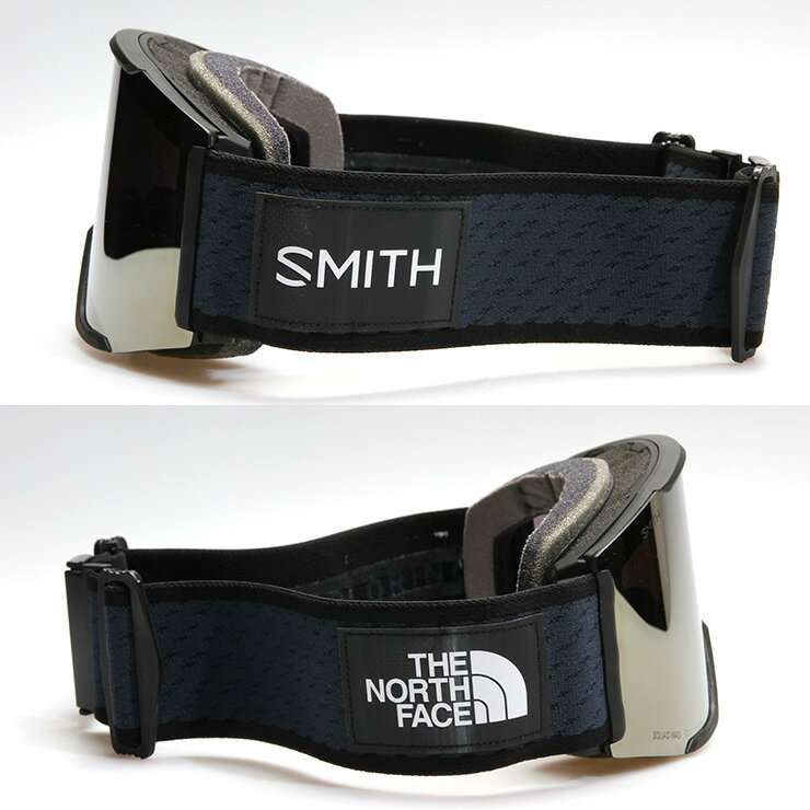 正規品 2023 SMITH スミス ゴーグル Squad MAG カラー: TNF Shady Blue x Smith レンズ: CP Sun Black Gold Mirror スキー スノーボード 【JSBCスノータウン】