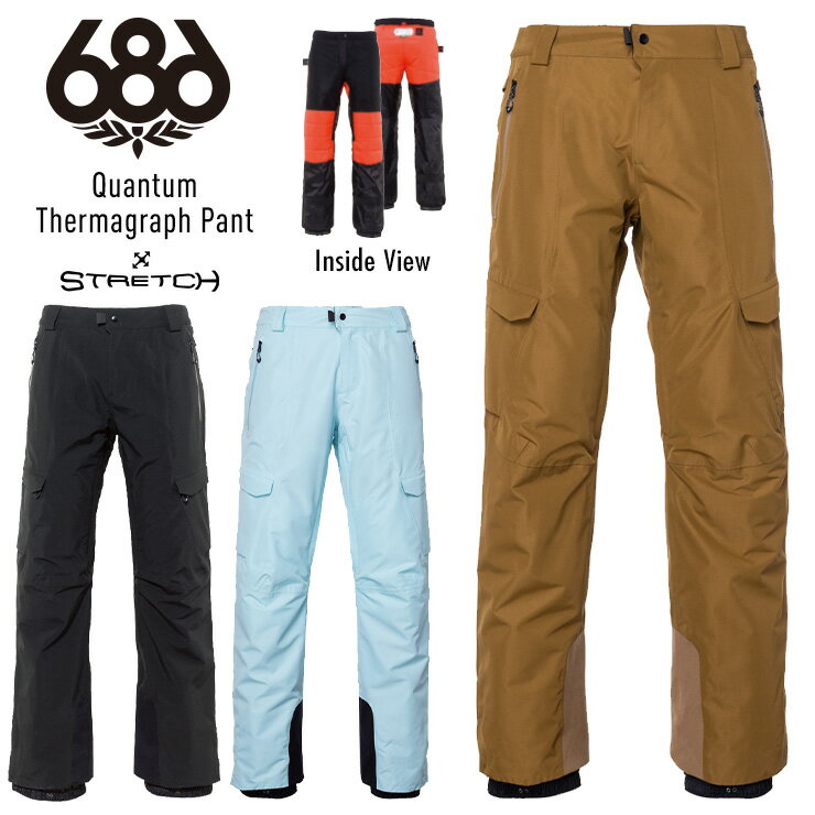 22-23 686 シックスエイトシックス Quantum Thermagraph Pant スノーボードパンツ スノーボード ウェア ス...