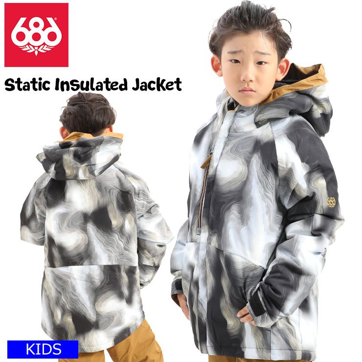 22-23 686 シックスエイトシックス Static Insulated Jacket ジャケット スノーボード スノーウェア【JSBCスノータウン】 1