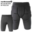 NORTH COAST ノースコースト NW-1020 NW SHORT HIP PROTECTOR ユニセックス ヒップ プロテクター パッド 下半身 スキー スノーボード【JSBCスノータウン】(4)
