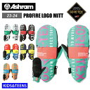 23-24 2024 ashram アシュラム PROFILE LOGO MITT キッズ グローブ ジュニア 子供 大人用 スノーボード