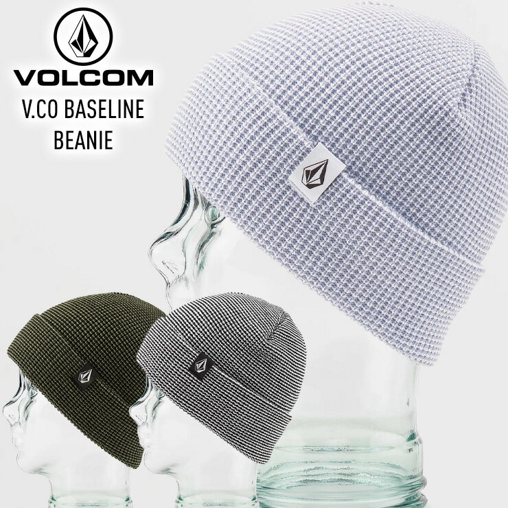 正規品 23-24 VOLCOM ボルコム V.CO BASELINE BEANIE ベースライン ビーニー ニット帽 スノーボード スキー