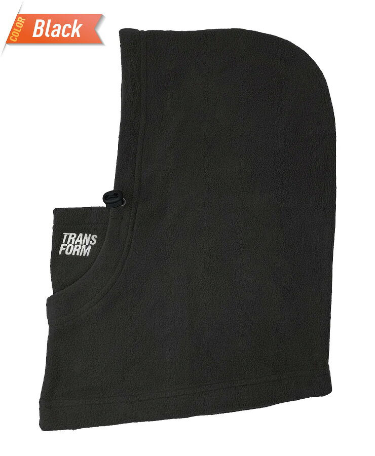 JSBCスノータウンの正規品 23-24 TRANSFORM トランスフォーム The Villian Hooded Neckwarmer ヴィラン フーデッド ネックウォーマー スノーボード スキー 【JSBCスノータウン】｜アングル2