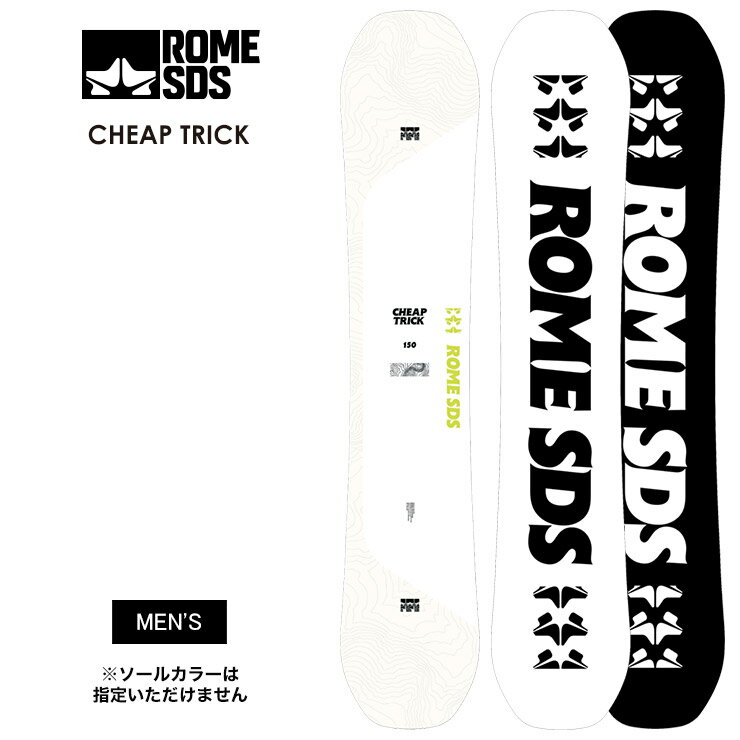 23-24 2024 ROME SDS ローム CHEAP TRICK チープトリック スノーボード 板 メンズ