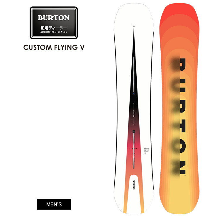 23-24 2024 BURTON バートン CUSTOM FLYING V カスタムフライングブイ 150/154/156/158/162 スノーボード 板 メンズ