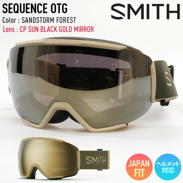 2024 SMITH X~X Xm[{[h S[O Sequence V[NGX OTG J[: Sandstorm Forest Y : CP Sun Black Gold Mirror XL[ yJSBCXm[^Ez