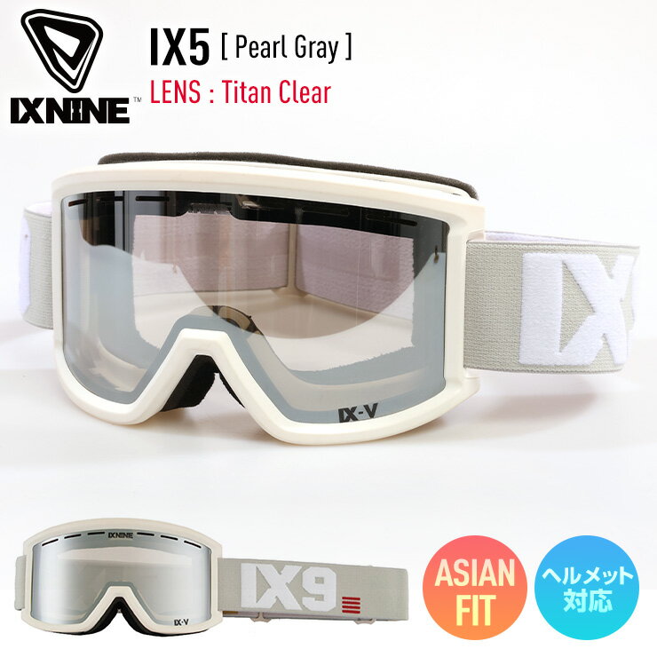 Ki 2024 IXNINE ACGbNXiC IX5 Xm[{[h S[O Pearl Gray Y : Titan Clear XL[S[O yJSBCXm[^Ez