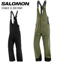 23-24 SALOMON サロモン STANCE 3L BIB PANT M スタンス ビブパンツ スノーボードパンツ スノーボード スキー ウェア 