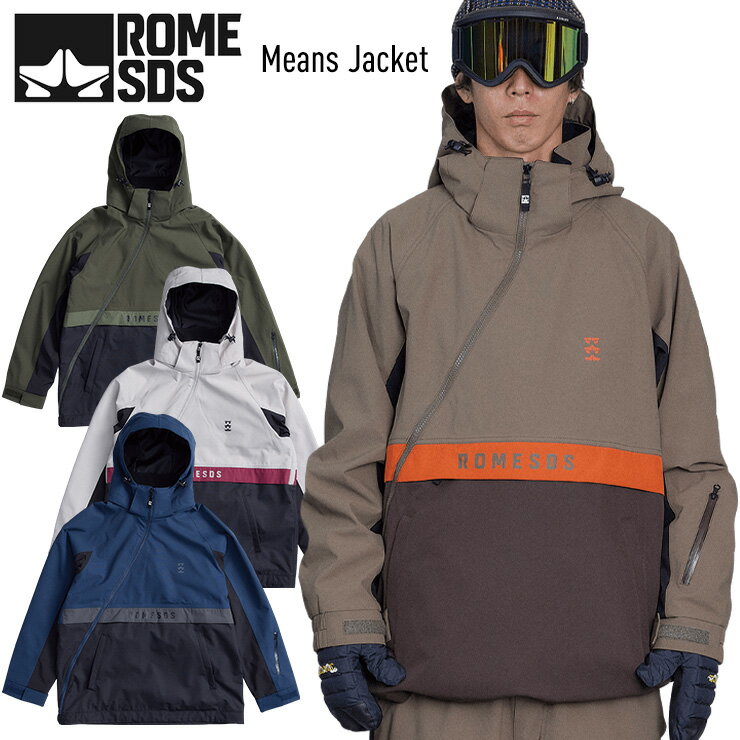 正規品 23-24 ROME SDS ローム MEANS JACKET スノーボードジャケット メンズ スノーボード スキー ウェア 【JSBCスノータウン】