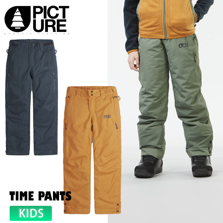 23-24 PICTURE ピクチャー TIME PANTS スノーボード 雪遊び キッズ スキー ジュニア 【JSBCスノータウン】