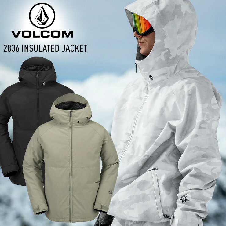 【30日まで使える最大2500円引きクーポン】23-24 VOLCOM ボルコム 2836 INS JACKET スノーボード ジャケット 中綿入り スノボー ウェア 2024 【JSBCスノータウン】