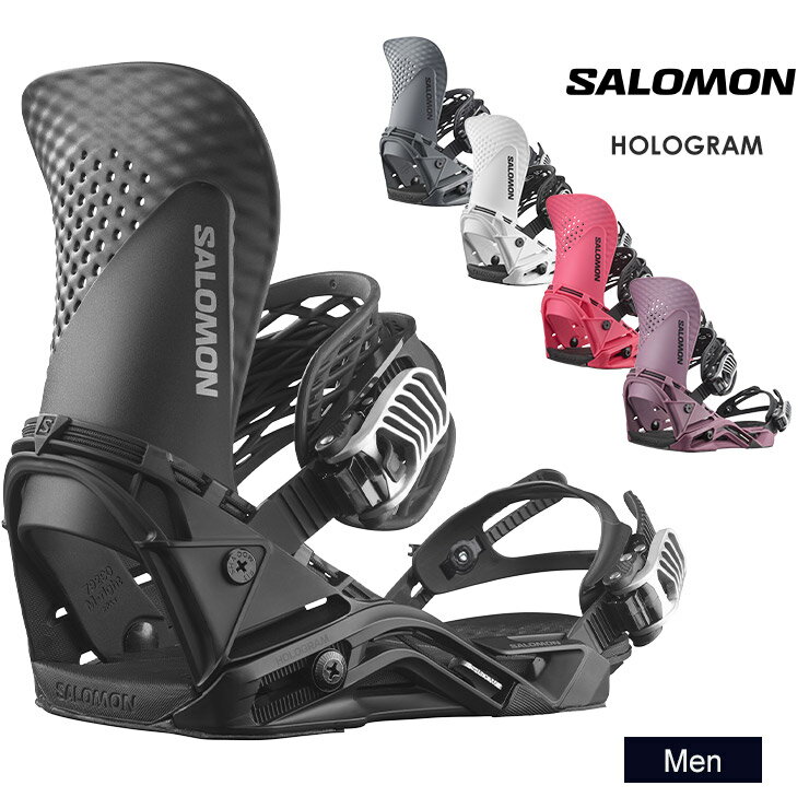 【10日まで使える最大2500円オフクーポン】24-25 2025 SALOMON サロモン HOLOGRAM ホログラム スノーボード ビンディング バインディング メンズ