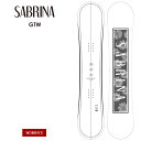【15日まで使える最大2500円オフクーポン】【無料ワックスサービス有】24-25 2025 SABRINA サブリナ GTW ジーティーダブリュー 141 1...