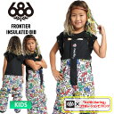 24-25 686 シックスエイトシックス スノーボードウェア FRONTIER INSULATED BIB ビブパンツ KEITH-HARING-MULTI